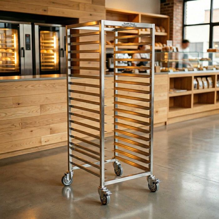 Тележка-шпилька для противней Нержавейка / Nerjaveyka XaaN Steel