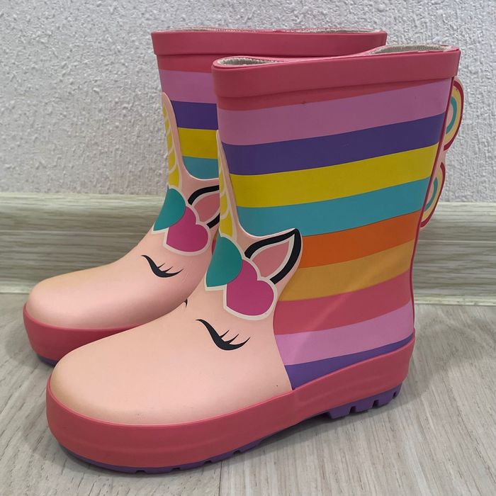 Резиновые сапожки для девочек