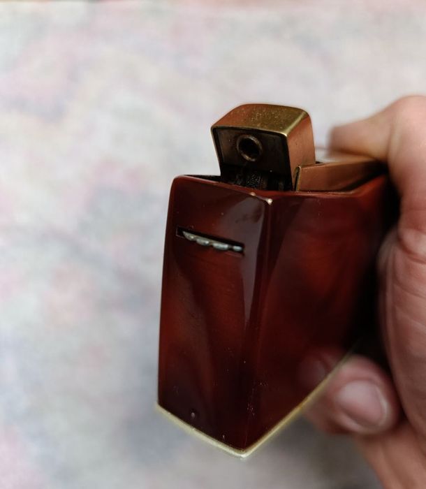 Зажигалка СССР большая ( бронза настольная  )