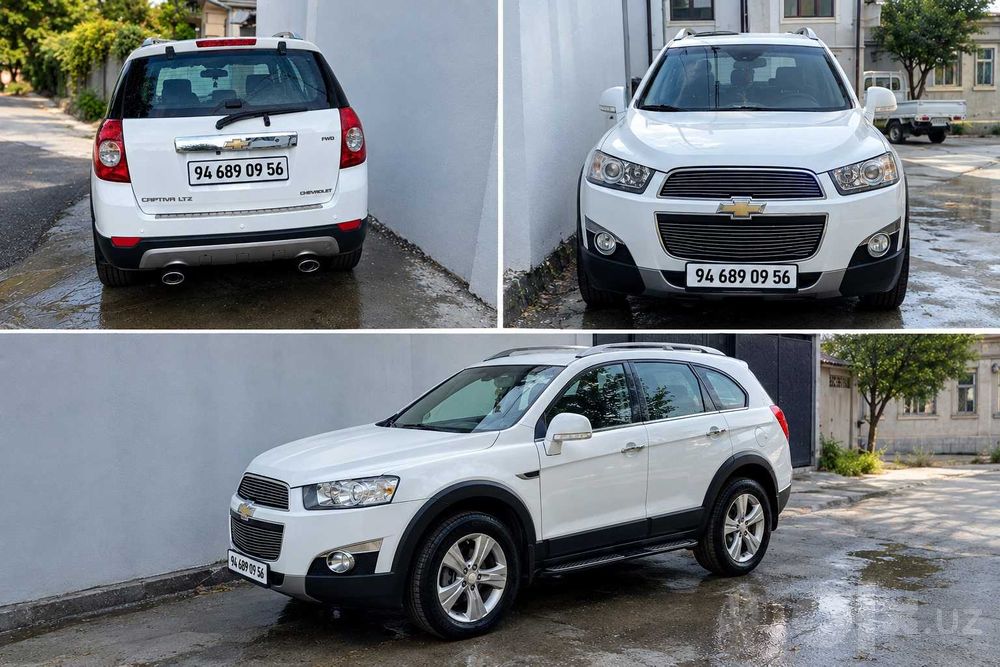 Chevrolet Captiva 2 / 2011-yil / Oq rang / 4 ta yangi balon