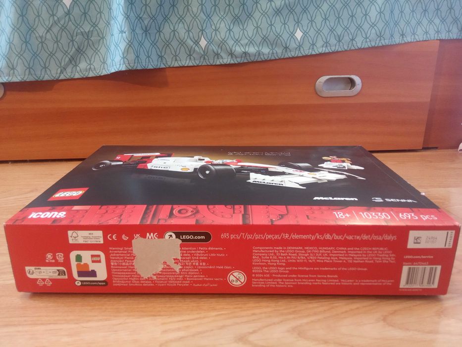 Lego 10330 Icons McLaren MP4/4 & Ayrton Senna, nou, sigilat