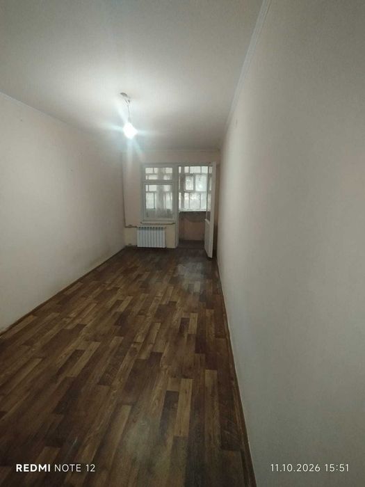1 комнатная малосемейка кирпич 25м² коктем