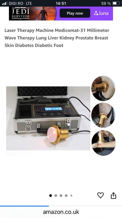 vand aparat china rar,pentru cancer,diabet,artrita,regenerare