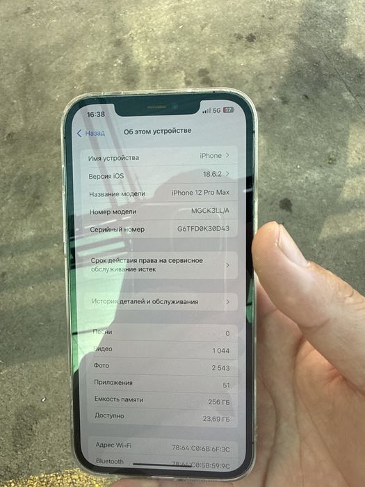 Iphone 12 promax ozimi telim ochilmagan auratni ishlatilgan