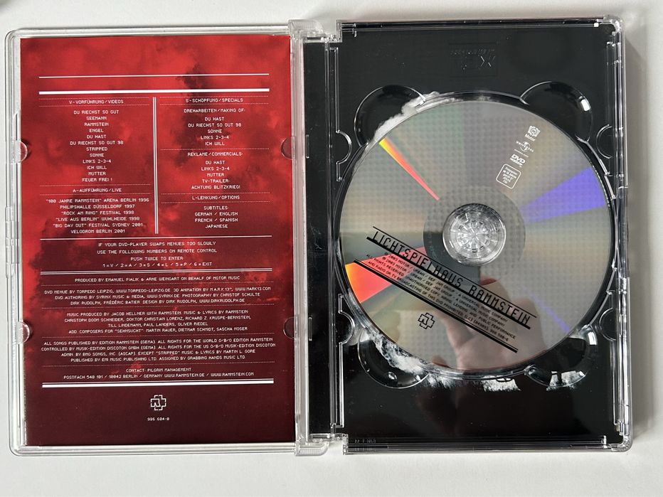 Vand DVD original Rammstein – Lichtspielhaus