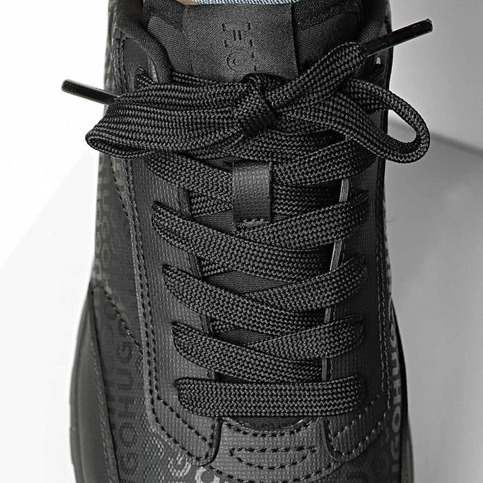 Incaltaminte pantofi sport adidasi casual barbati originali HUGO negri, NOI, marimi 42, 43 si 44