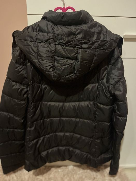 Ново яке гъши пух Oysho Ойшо Zara с качулка черно guess michael kors