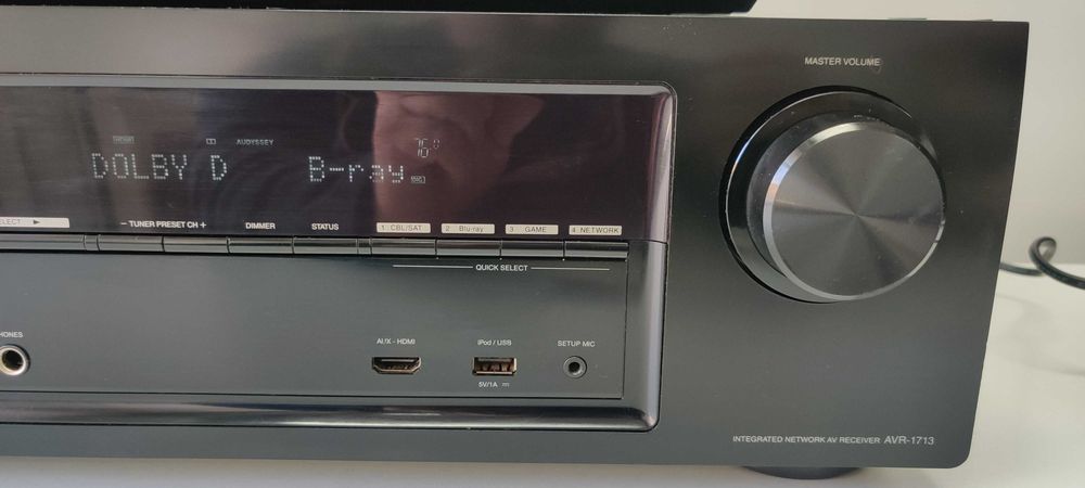 Denon AVR-1713 Amp 5.1 HDMI 3D/ARC AirPlay Rețea USB Network Receiver