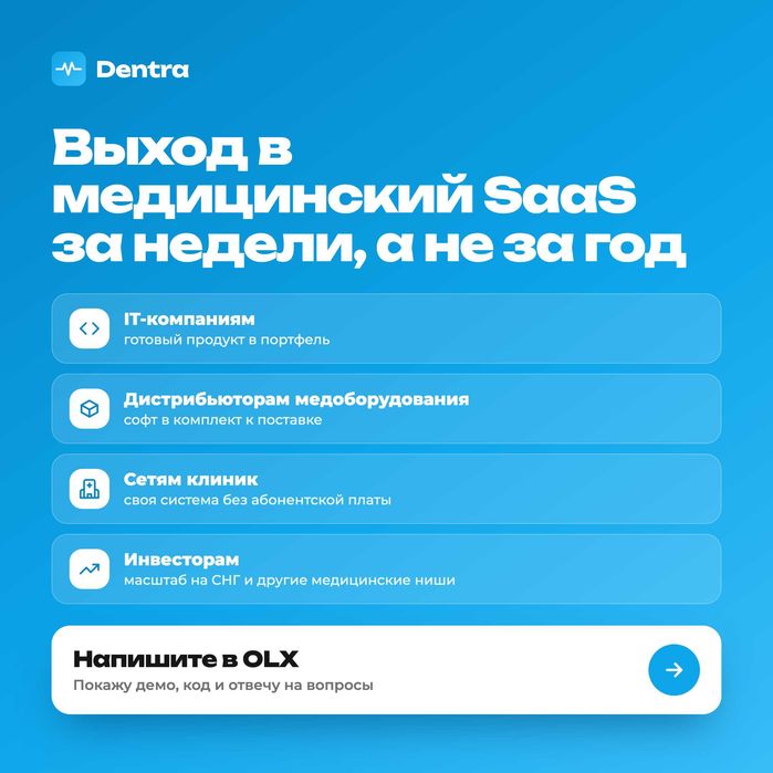 Готовый IT стартап dentra.me