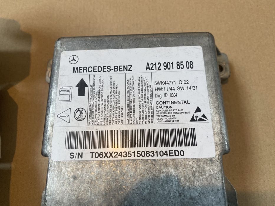Centuri fata / Cortine / Capsa baterie / Airbag Mercedes CLS W218