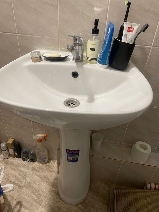 Раковина и унитаз б/у