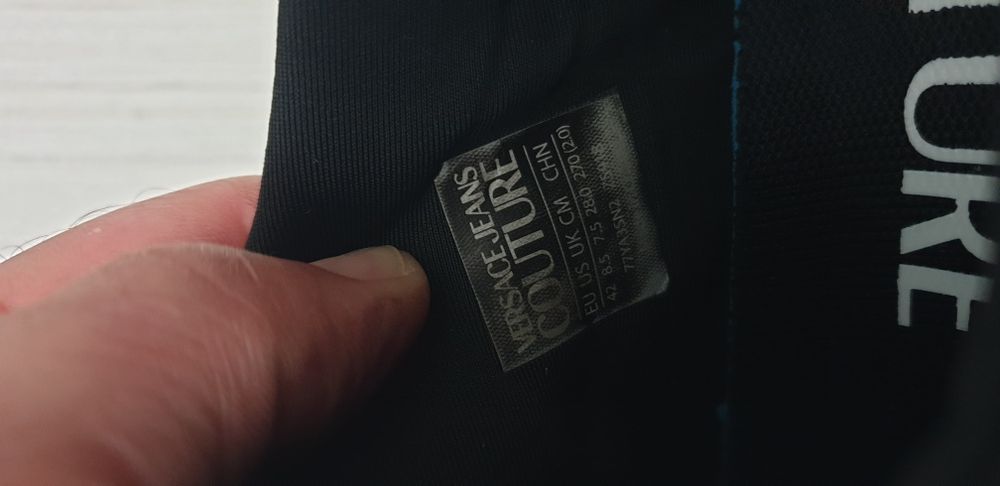 Versace Jeans Couture UK 7.5 US 8.5 Sneakers  Mens Size 42/27см ОРИГИН