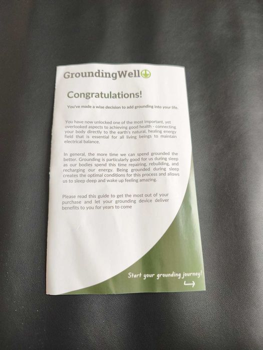 Заземяваща подложка GroundingWell (Grounding Mat) за бюро или под – НОВА