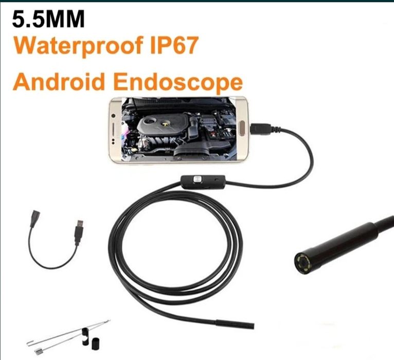 Camera Endoscopica Camera Inspectie Auto Injectoare Motor cu leduri 2m