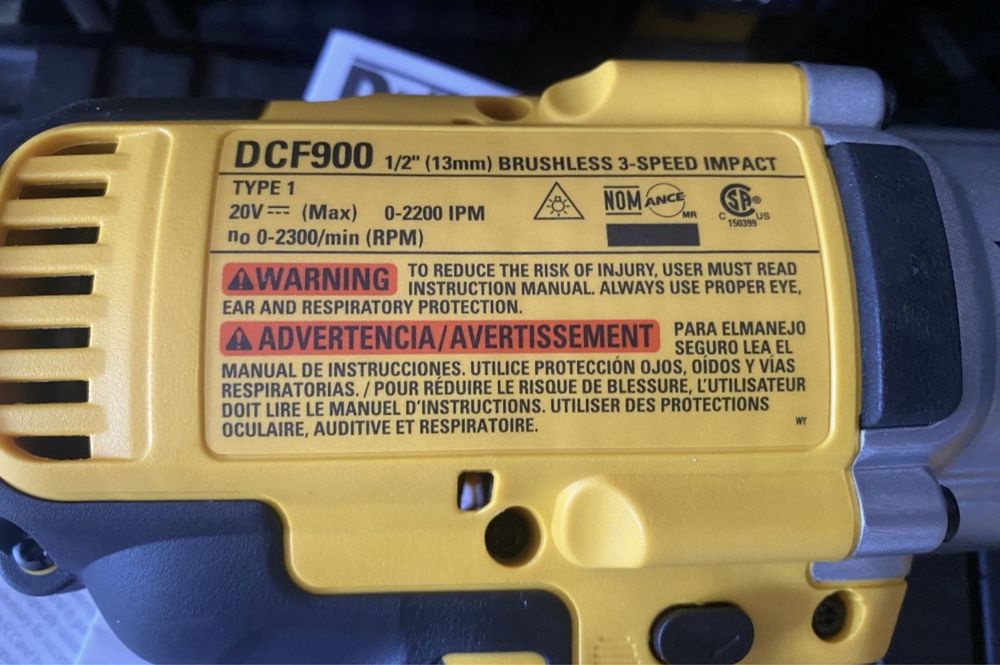 Гайковерт dewalt dcf 900