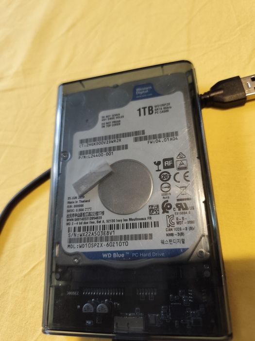 Hard Disk extern Western Digital 1TB, USB 3