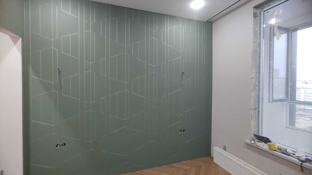 Поклейка обоев быстро и без стыков