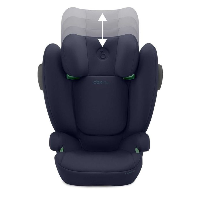 ПРОМО Ново 2г Гаранция Бебешко Детско Столче за Кола Cybex Solution B3 i-Fix ISOFIX, (15-50 кг) R129/04, Синьо или Сиво