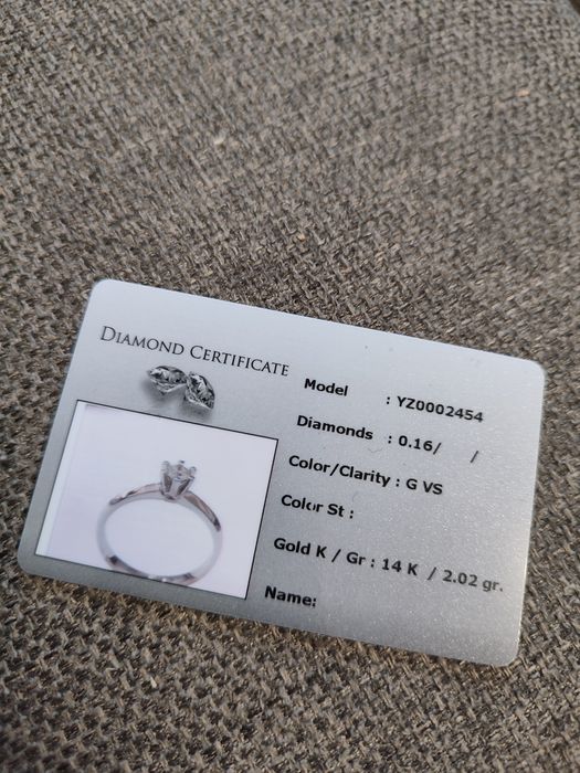 Диамантен пръстен, годежен