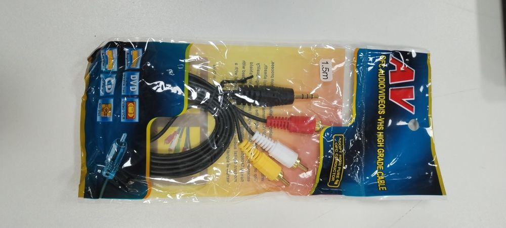 Кабель AUX - 3 RCA (Jack 3.5 мм на "тюльпаны"), 1.5 м