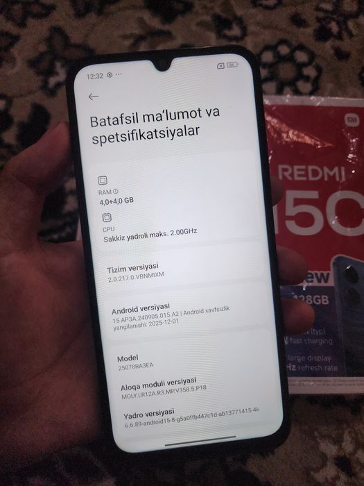 Redmi 15c 128/8 гб