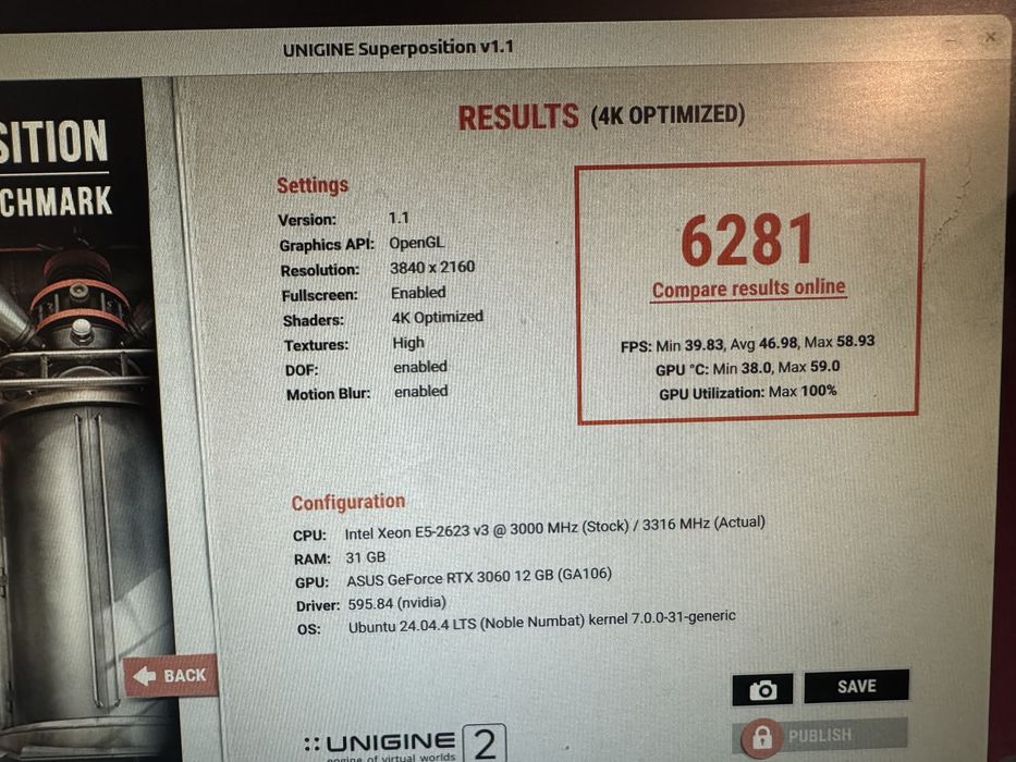 Nvidia ASUS TUF Gaming OC RTX 3060 12 GB GDDR6