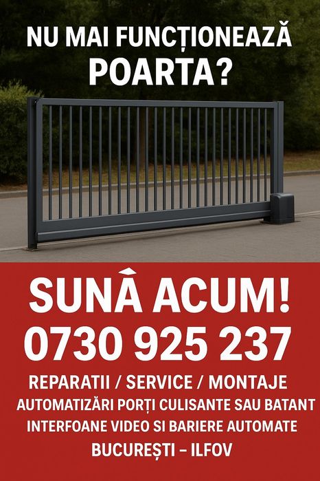 Service automatizari porti culisante sau batante