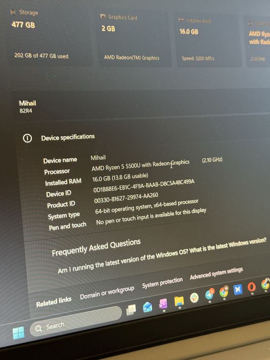 Лаптоп Lenovo IdeaPad 1 15ALC7