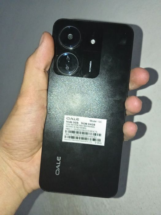 Redmi 13c xotirasi 64 karobka dakment