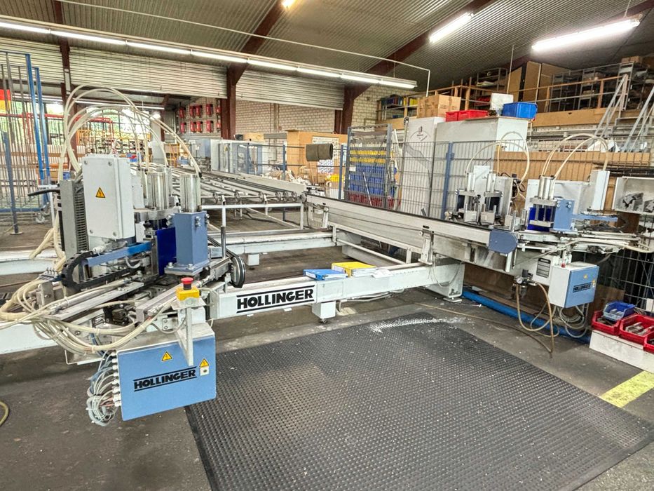 Linie de sudura -debavurare la 4 capete Hollinger MSP / Rotox EPA 472