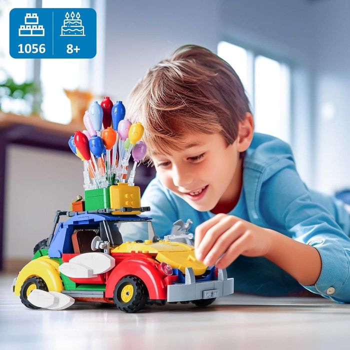 VEPOWER Idea Beette Building Set с балони, съвместим с Lego Friends