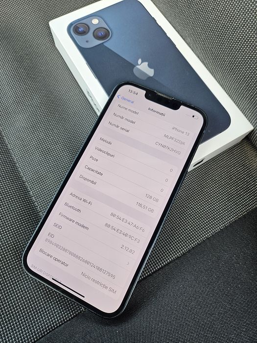 Iphone 13 Blue 128Gb La cutie
