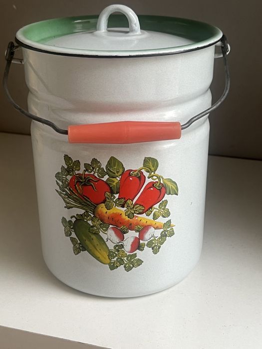 Бидон эмалированный , алюминиевый