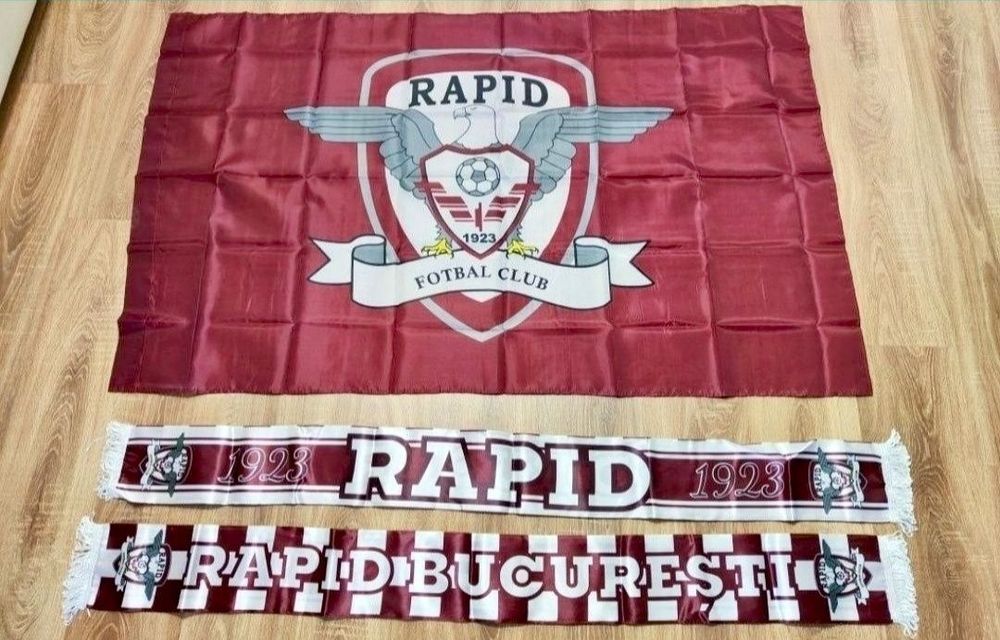 Steaguri rapid , Eșarfe FC Rapid, preț pe bucata