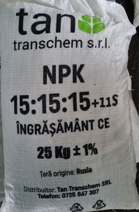 Complexe NPK 15 15 15 saci si big bag