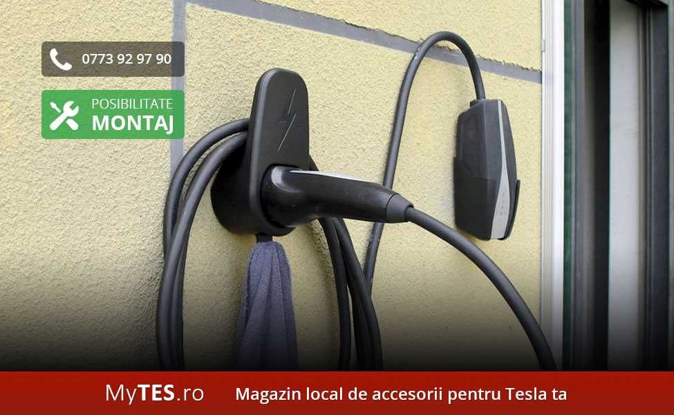 Suport perete pt mufa + cablu + statie incarcare - Tesla Model S 3 X Y