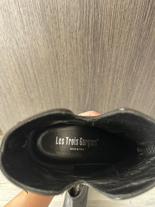 Botine din piele Les Trois Garcons