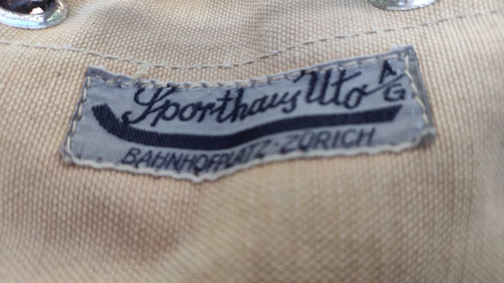 Швейцарска ретро раница Sporthsus Uto Zurich 1950год.