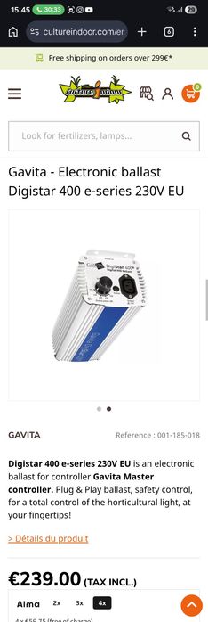 Balast profesional 440W DigiStar 400