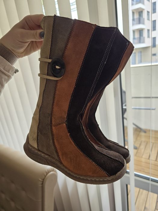 Детски ботуши естествена кожа