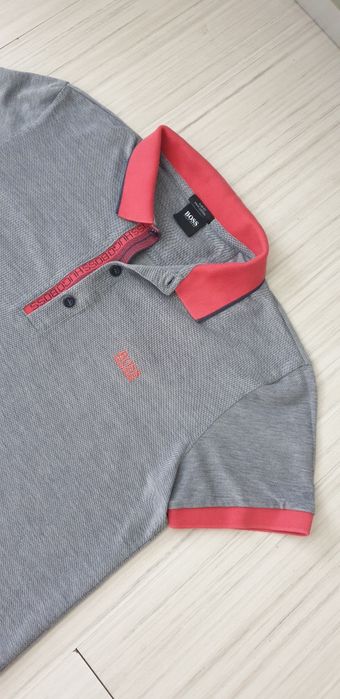 Hugo Boss Paule 4 Pique Pima Cotton Slim Fit  M ОРИГИНАЛНА Тениска!