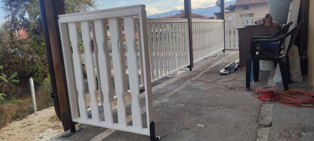 Дървен парапет по размер