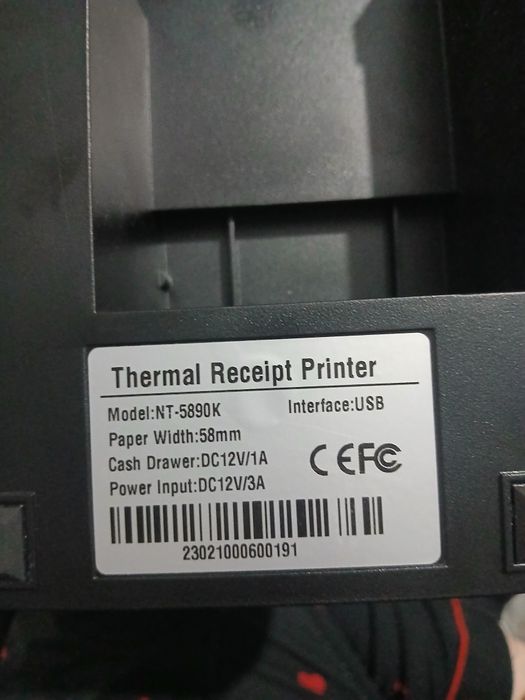 Chek Printer ishlatilgan