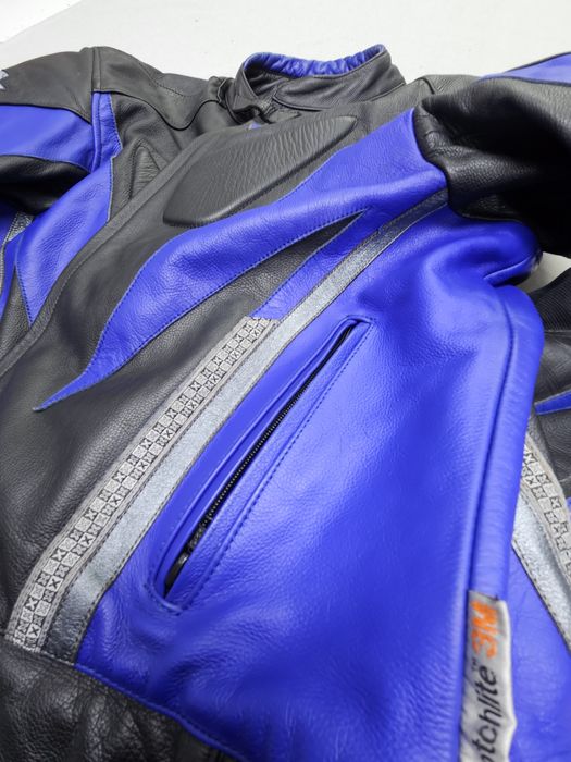 Geacă moto din piele IXS 58 XXL