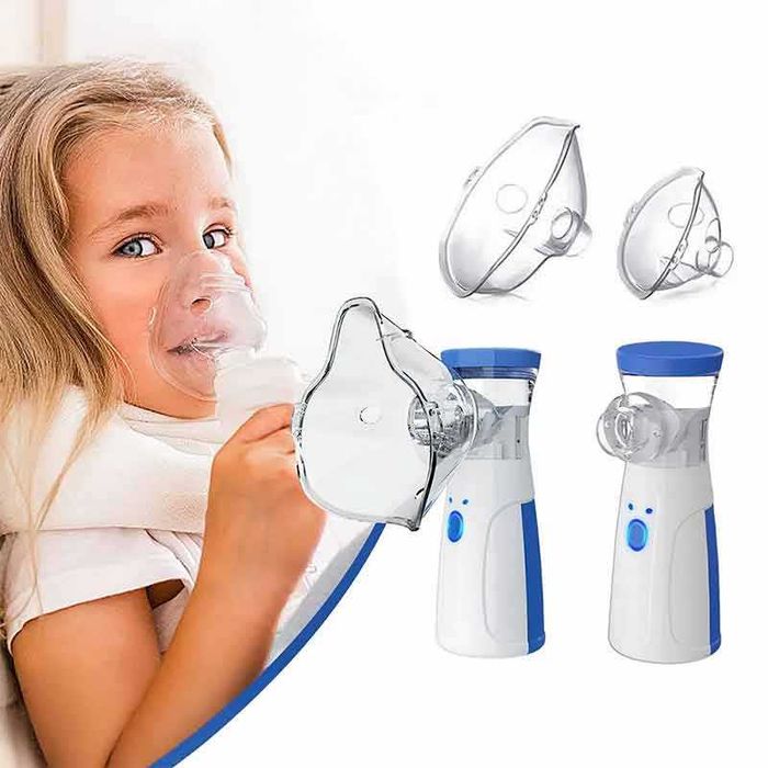 Инхалатор, преносим, пулверизатор за деца и възрастни, с аксесоари