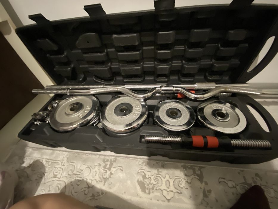 Продам набор гири штанга