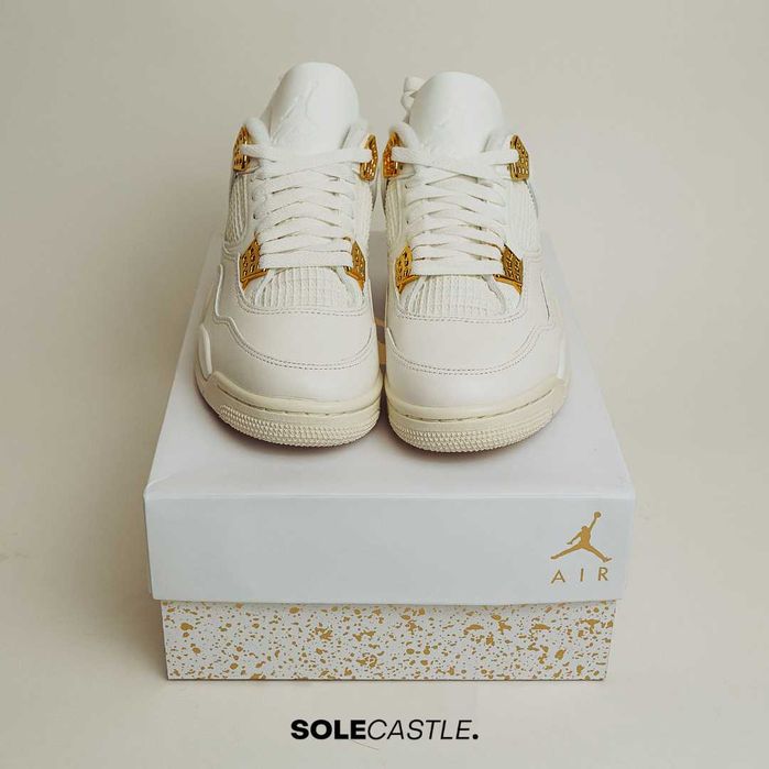 Nike Air Jordan Retro 4 'Metallic Gold
