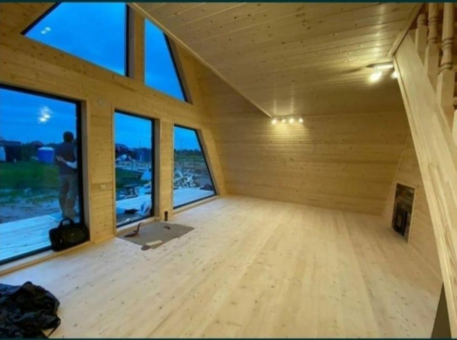 Executam cabane tip A-Frame (Acceptam variante auto)