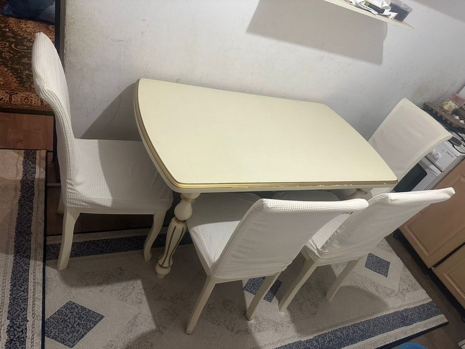 Доставка стол и 5 стулья