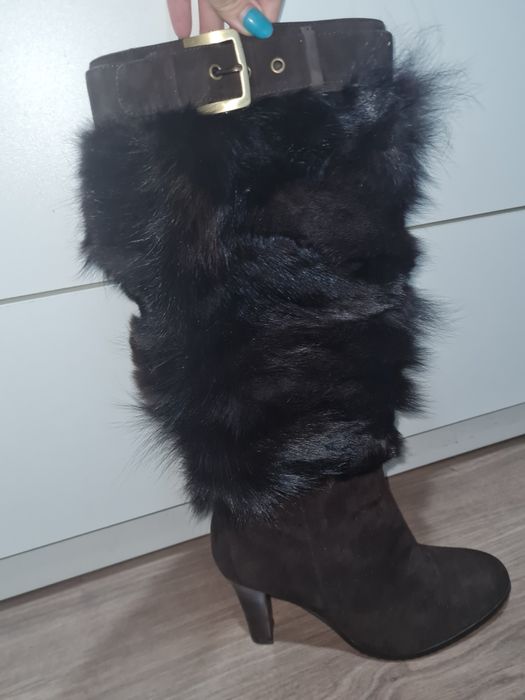 Новые натуральные сапоги